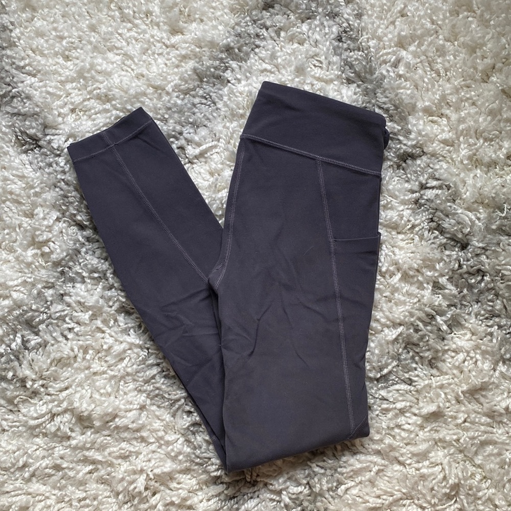 Athleta Girl Dark Purple Leggings
